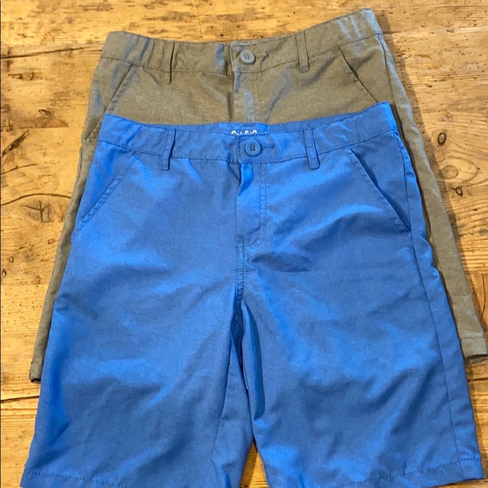 CAT & JACK BOYS BLUE AND GREY ACTIVE SHORTS SZ 14